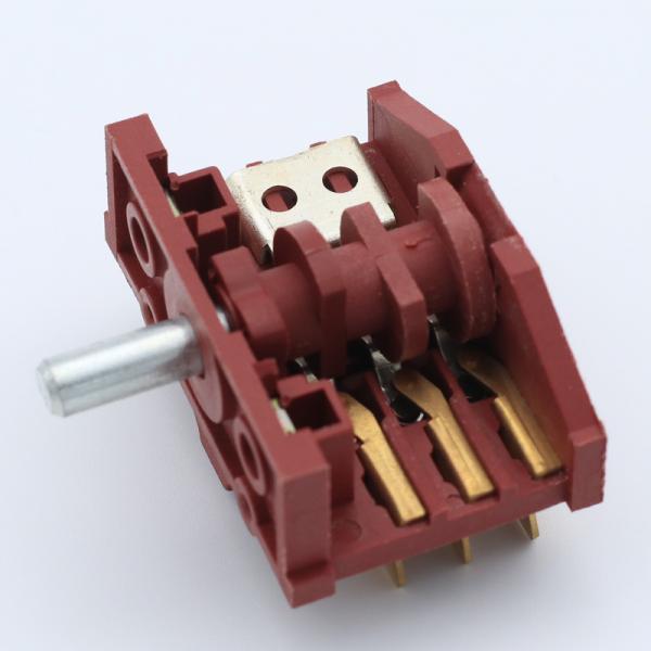 Rotary switches adjust the gear used in electric ovens/water heaters