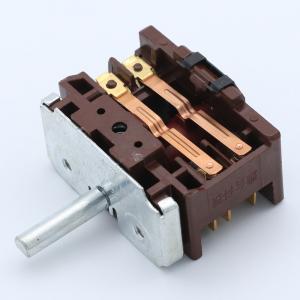 Rotary switches adjust the gear used in electric oven/water heaters